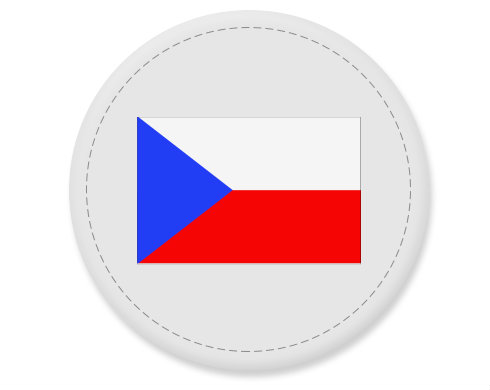 Placka magnet Česká republika
