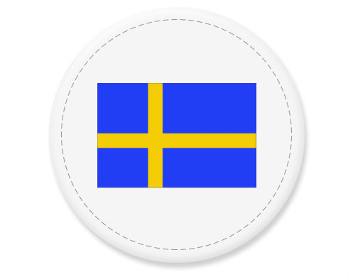Placka magnet Švédsko