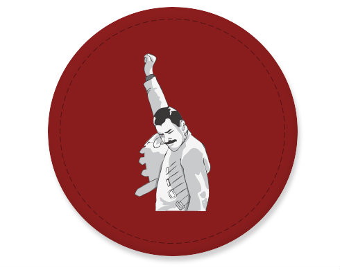 Placka magnet Freddie Mercury