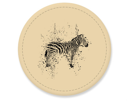 Placka magnet Zebra