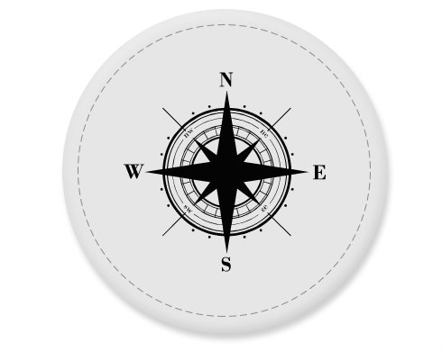 Placka magnet Kompas
