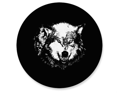 Placka magnet Wolf