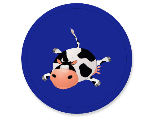 Placka magnet Kráva