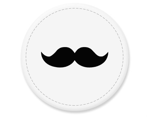 Placka magnet moustache