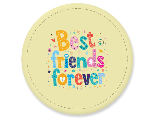 Placka magnet Best Friends