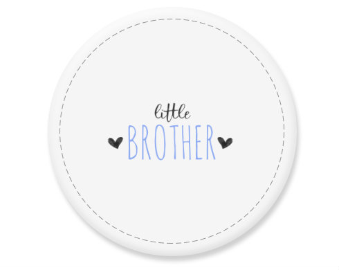 Placka magnet Little brother