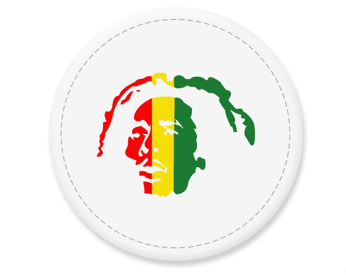Placka magnet Bob Marley