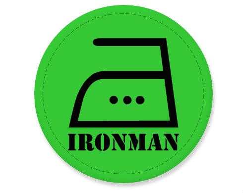 Placka magnet Ironman