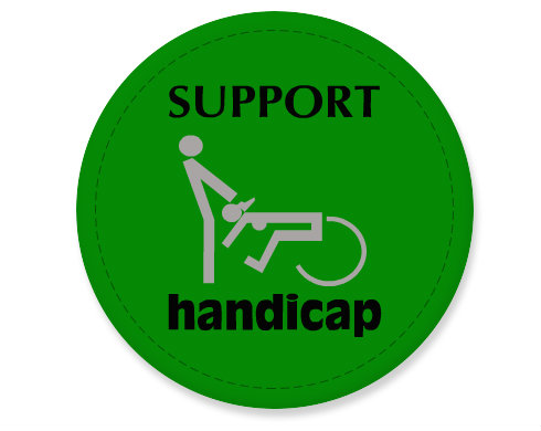 Placka magnet Support handicap