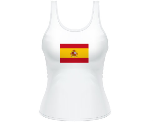 Dámské tílko Tank Top Španělská vlajka