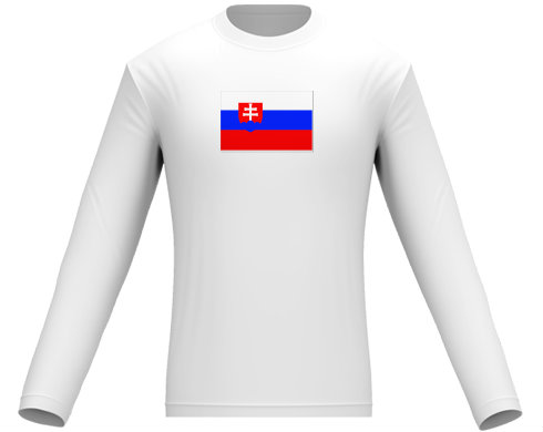 Pánské tričko dlouhý rukáv Slovensko