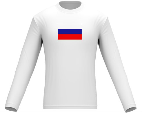 Pánské tričko dlouhý rukáv Rusko