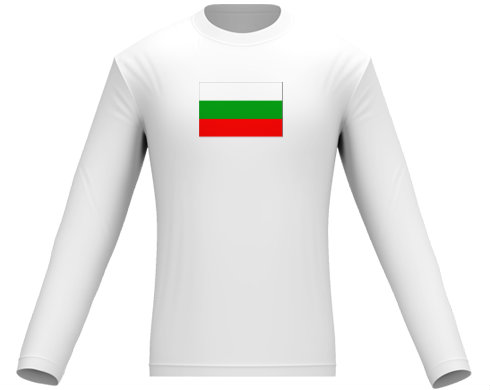 Pánské tričko dlouhý rukáv Bulharsko