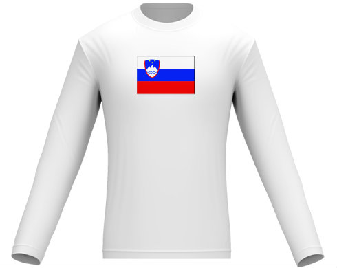 Pánské tričko dlouhý rukáv Slovinsko