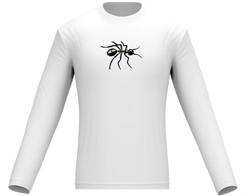 Pánské tričko dlouhý rukáv mravenec