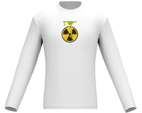Pánské tričko dlouhý rukáv Radioaktivita