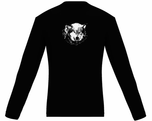 Pánské tričko dlouhý rukáv Wolf