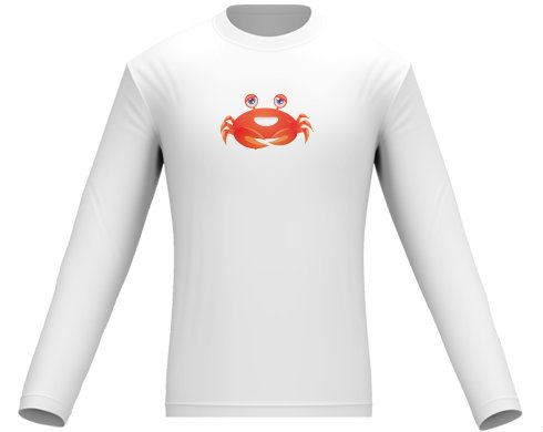 Pánské tričko dlouhý rukáv Krab