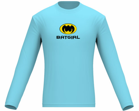 Pánské tričko dlouhý rukáv Batgirl