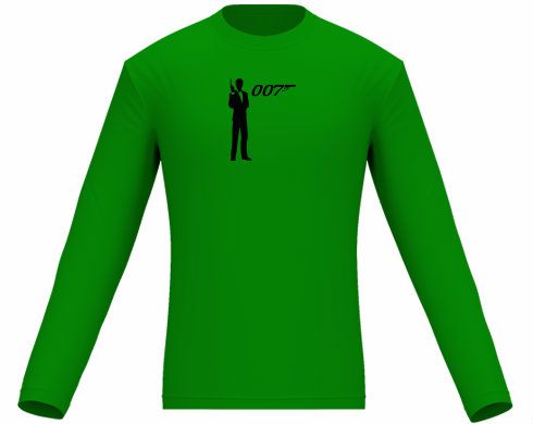 Pánské tričko dlouhý rukáv James Bond