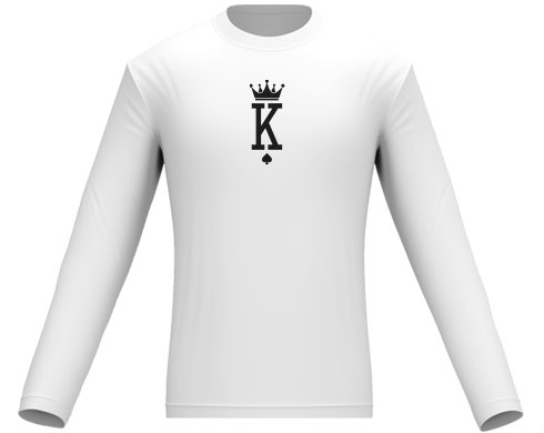 Pánské tričko dlouhý rukáv K as King