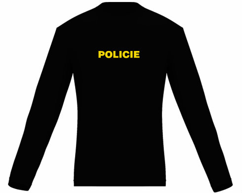 Pánské tričko dlouhý rukáv Policie
