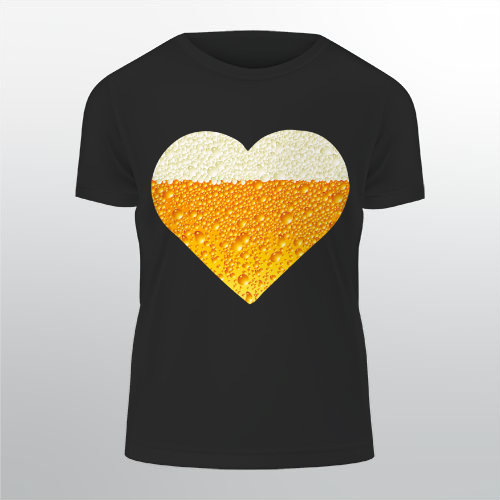 Pánské tričko Classic Pivní srdce