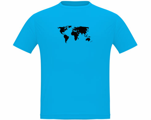 Pánské tričko Classic Mapa světa