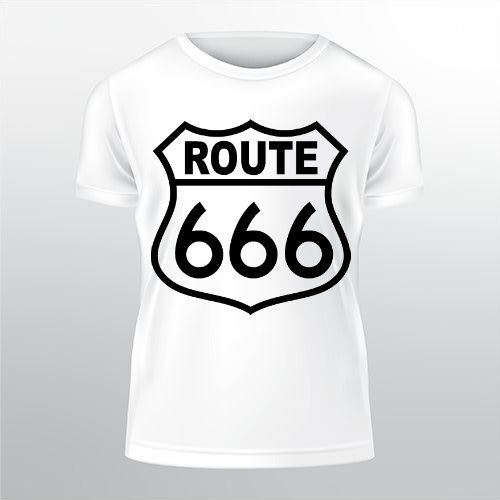 Pánské tričko Classic route666