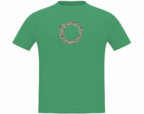 Pánské tričko Classic Srdcový kruh