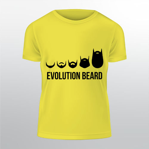 Pánské tričko Classic Evolution beard