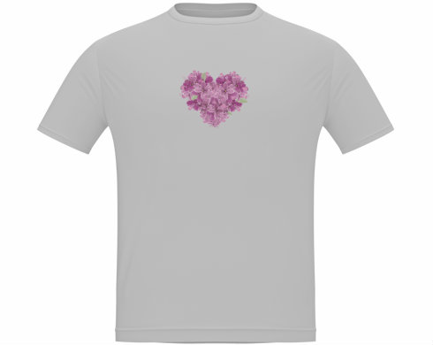 Pánské tričko Classic Šeříkové srdce