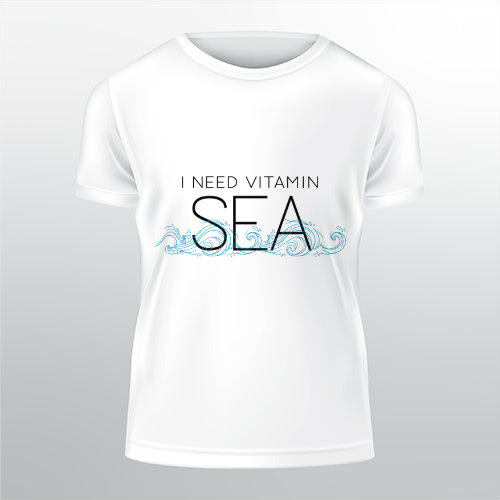 Pánské tričko Classic I need vitamin sea