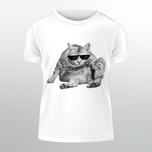 Pánské tričko Classic Drsná kočka