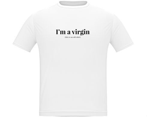 Pánské tričko Classic I'm a virgin