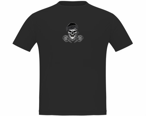 Pánské tričko Classic Hardcore lebka