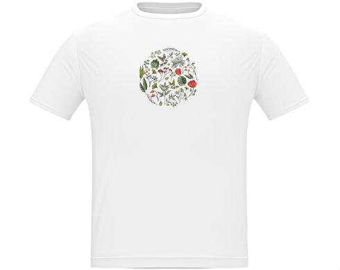 Pánské tričko Classic květiny pattern