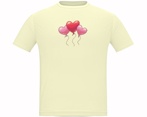 Pánské tričko Classic heart balloon