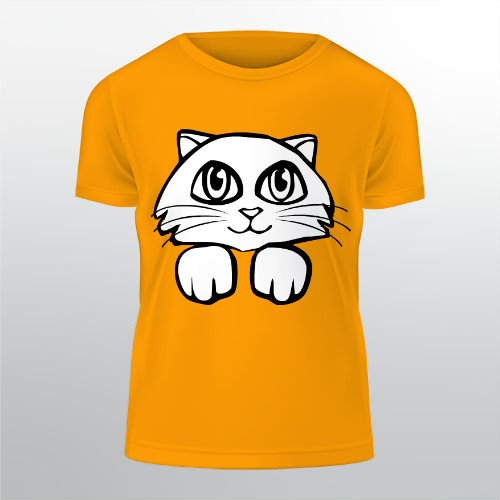 Pánské tričko Classic Kočička