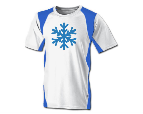 Funkční tričko pánské Sněhová vločka