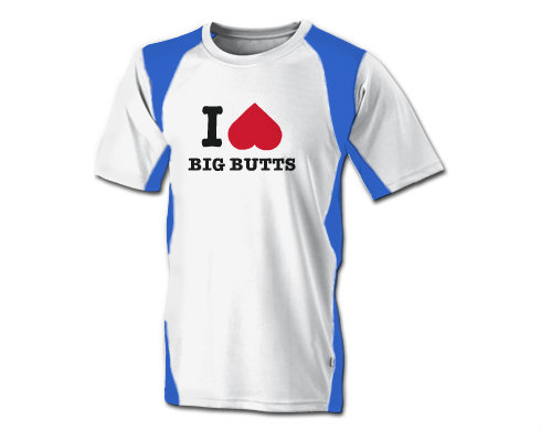 Funkční tričko pánské I LOVE BIG BUTTS