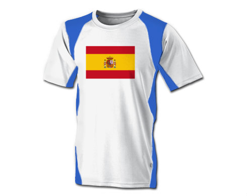 Funkční tričko pánské Španělská vlajka