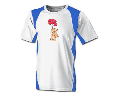 Funkční tričko pánské Medvídek s balónky