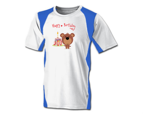 Funkční tričko pánské Happy Birthday Bear