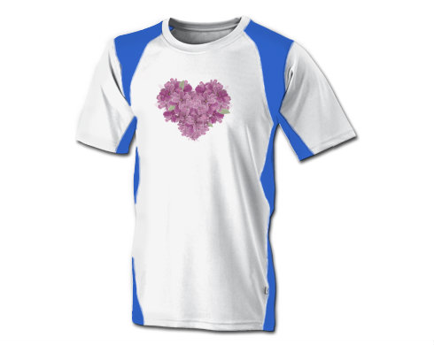 Funkční tričko pánské Šeříkové srdce