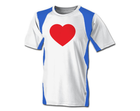 Funkční tričko pánské Jednoduché srdce