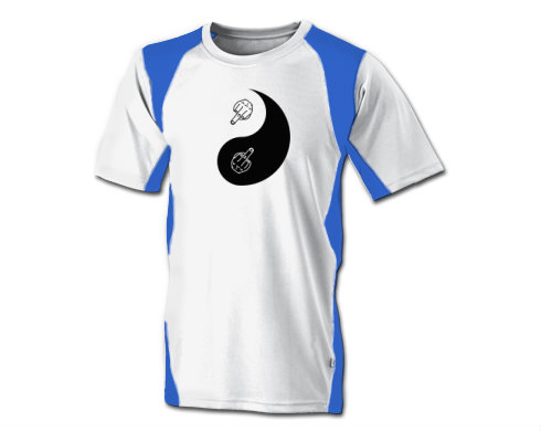 Funkční tričko pánské jin-jang