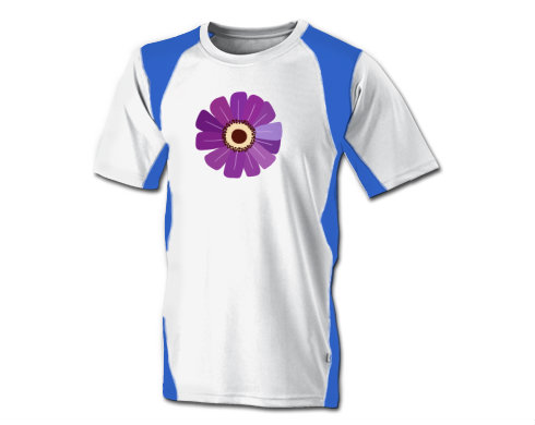Funkční tričko pánské Květina