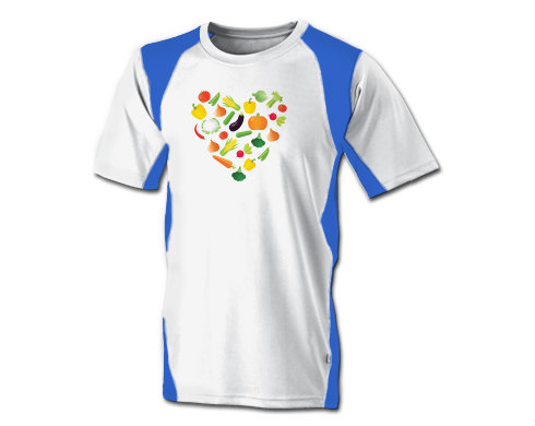 Funkční tričko pánské Zeleninové srdce