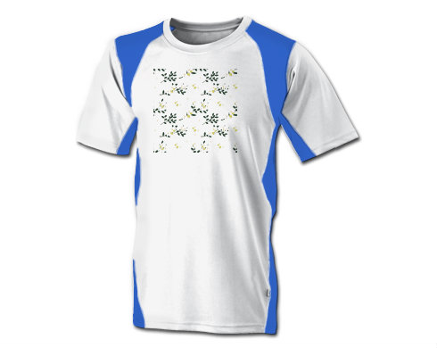 Funkční tričko pánské Vzor - květy